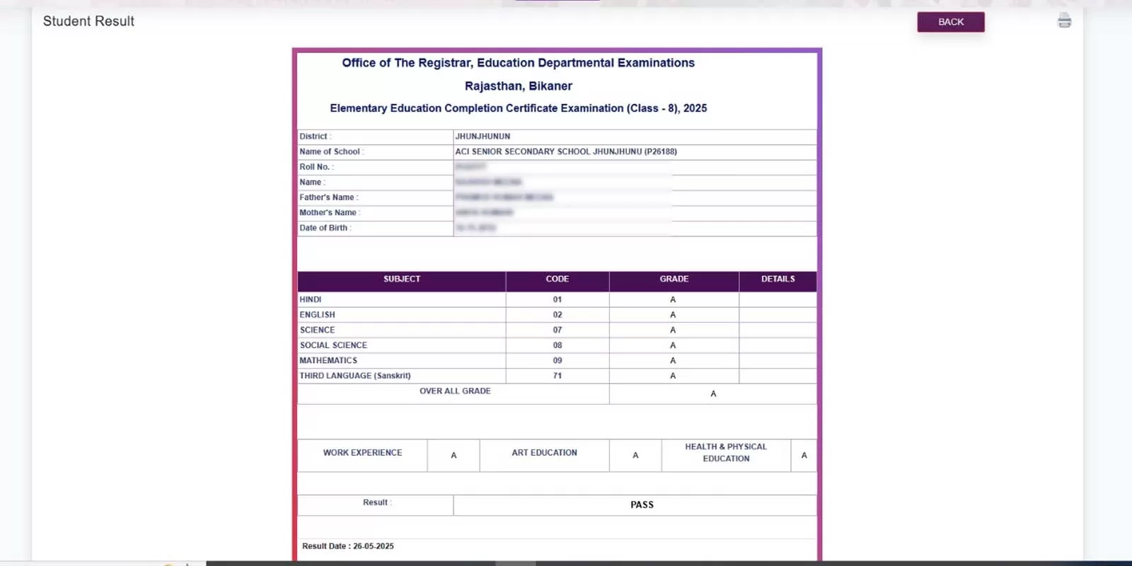 RESULT