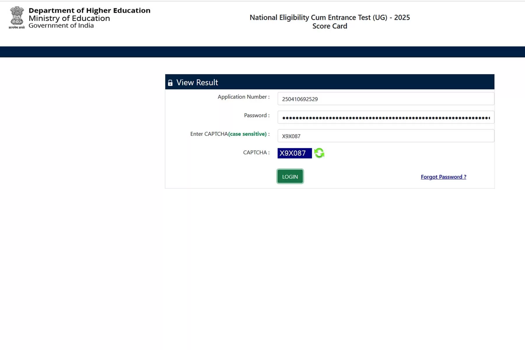 NEET RESULT